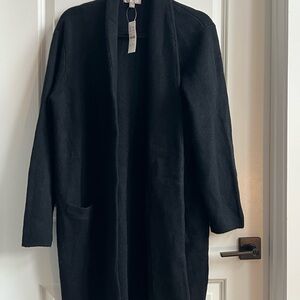 NWT J. Crew Cocoon Sweater Blazer in Black, size Small